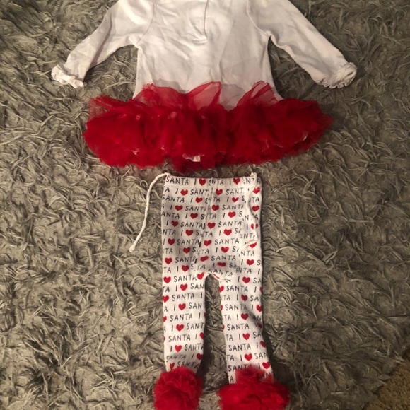Mud Pie baby Christmas outfit - Picture 2 of 3